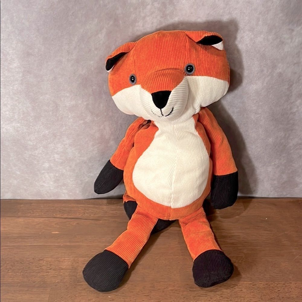 Manhattan Toy Company Orange Fox Plush Toy Stuffed Animal Corduroy